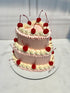 Vintage Cake Corazón