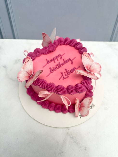 Vintage Cake Corazón