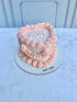 Vintage Cake Corazón