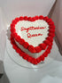 Vintage Cake Corazón