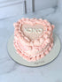 Vintage Cake Corazón