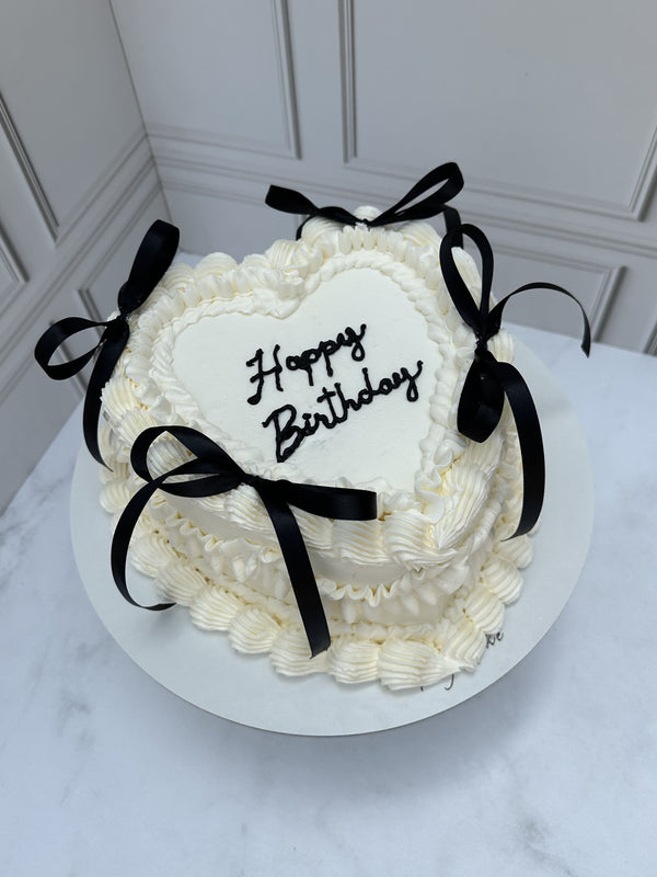 Vintage Cake Corazón